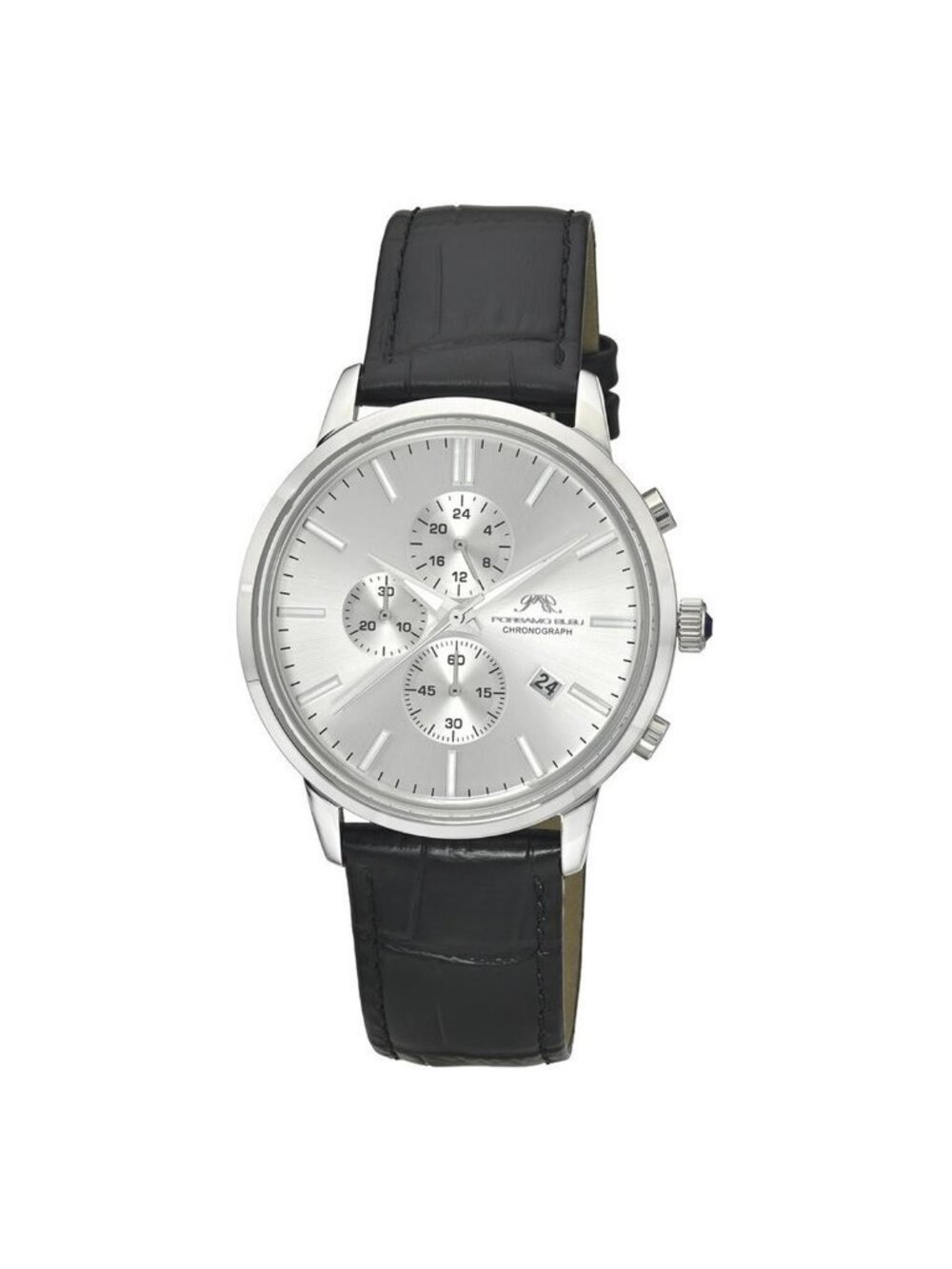NWT Porsamo Bleu Aura Chronograph Silver-tone Dial Men's Watch
